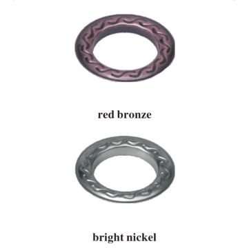 Competitive Price Bright Nickel Decorative Rod Curtain Eyelet