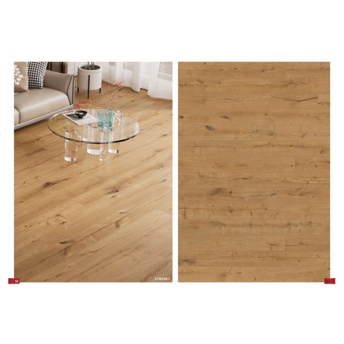 Digitálisan nyomtatott parafa padló