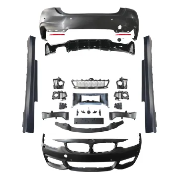 F32 F36 BMW 4 Series Body Kits - Front Rear Bumper and Side Skirt MT Style