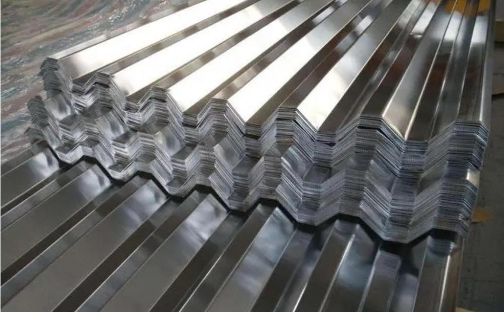 RAL 5020 Folha de coberturas galvanizadas com cor de zinco