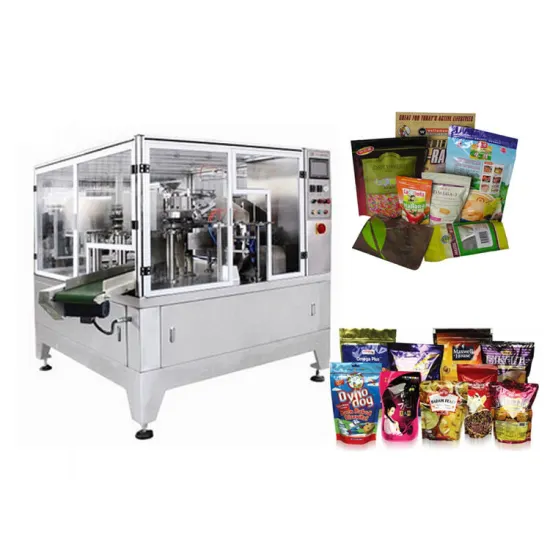 Ziplock Pouch Rotary Doypack Packing Machine