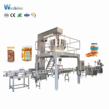 Biscuit Wafer Biscuit Bottle Jar Bottle Glass Concling and Packaging Machine