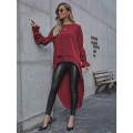 Women&#39;s High Low Asymmetrical Hem Tops