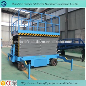 12m mobile aerial manlift/cheap hydraulic lift