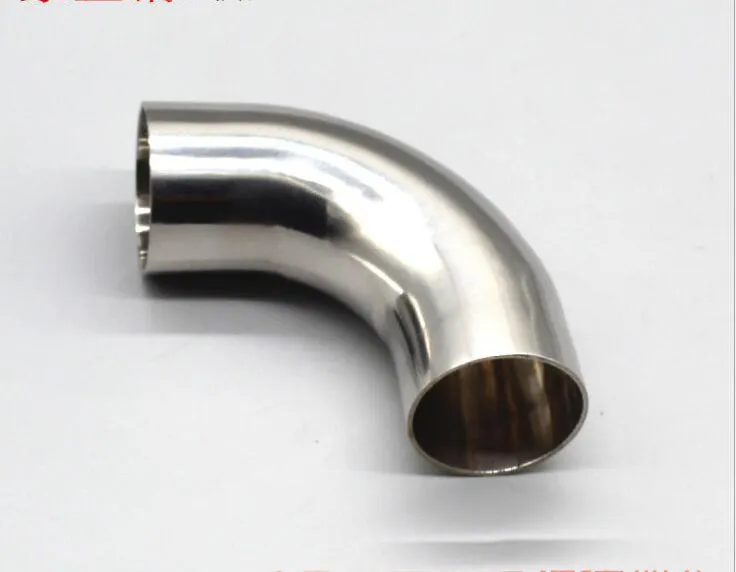 90 gradi 304 in acciaio inossidabile in acciaio inossidabile saldato 2pcs da 5 cm dritta