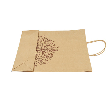 Customized Printing With Handle Luxurious Kraft Paper Bags