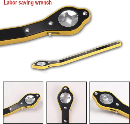 Auto Labor-Saving Tire Repair Kit: Wrench and Jack Tool
