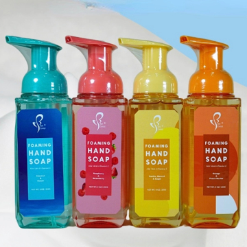OEM Custom Private Label Eco-Friendly Fruit Scent Organic Hand Wash Soap with Vitamin E