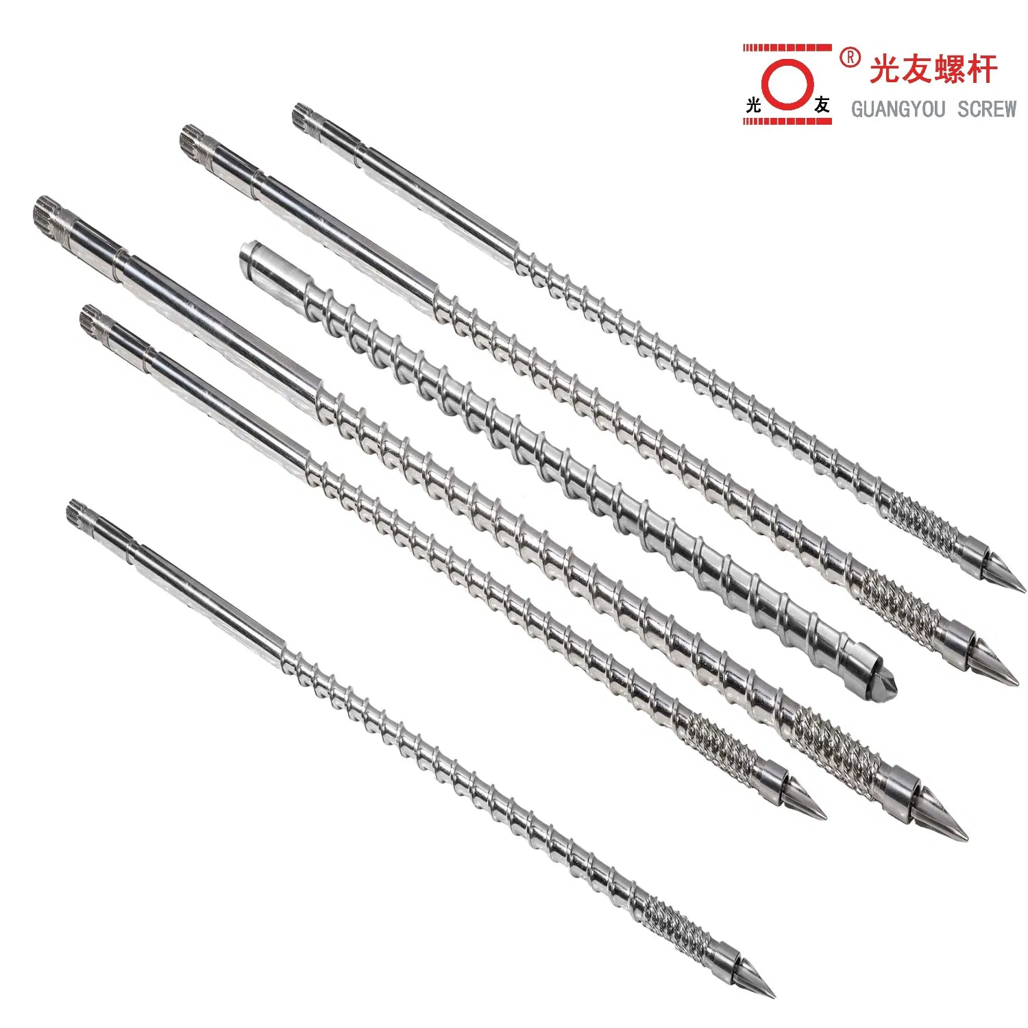 Bimetallic tungsten-carbide-coated injection molding machine screw at mga bahagi ng bariles