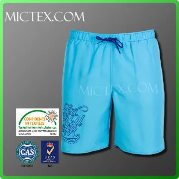 Men\'s polyester printed beach shorts OEM OEKO-TEX,ISO9001,SGS