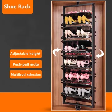 Build-In 360 Degree Rotating Shoe Rack for Wardrobe Storage