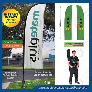 Portable Flags 4m with spike