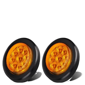 Hot Sale 2.4 LED Rubber Ring Round 12V Trailer Light with Plug - Cheap Good Quality