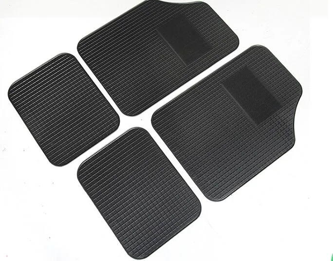 4pcs/set tappetini per pavimenti per auto universali in PVC per tappetino SUV