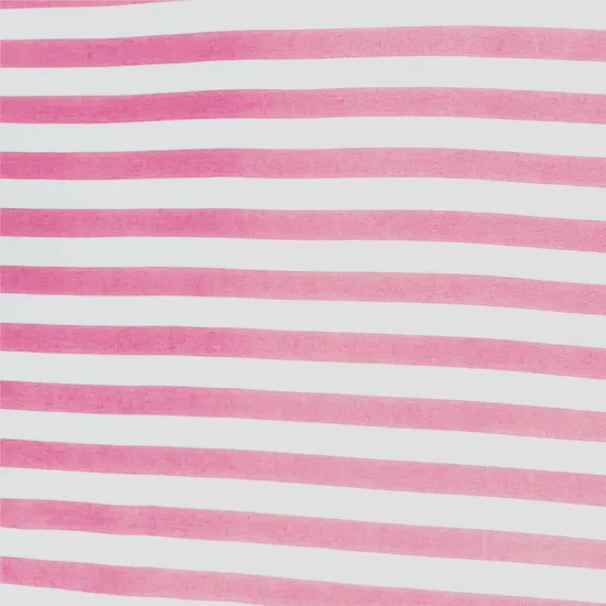 Breathable Pink Thick Striped Rayon Woven Fabric