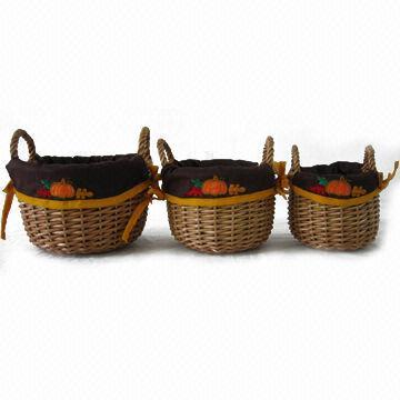 Storage Baskets, Customized Designs, Sizes and Logos are Accepted