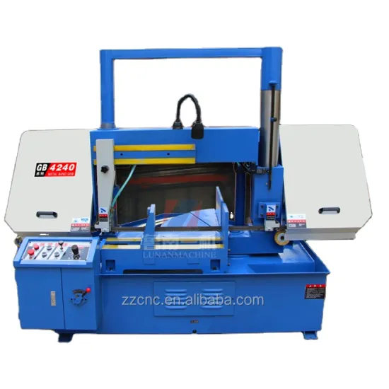 High Speed GZ4240 Beam Saw Machine with Servo Motor Power and Hydraulic System
