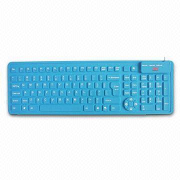 Wired Folding Keyboard with Multimedia Control and Enhanced Function Keys