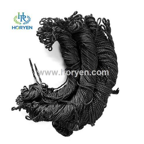 Heat resistant lightweight carbon fiber braided package rope