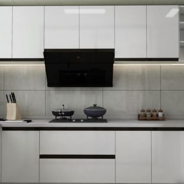 Moderne Lackholzküchenschränke