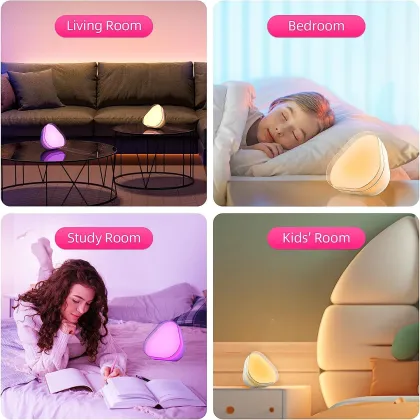 RGB Color Changing Smart Home LED Lights - Music Sync and Home Decor