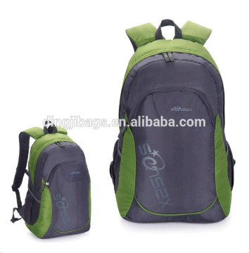 Hot sale fashion hiking backpack polyester fabric for backpacks travel bag