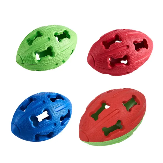 Hollow Rubber Interactive Dog Ball