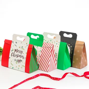 Custom Printing Paper Christmas Box For Gift Candy