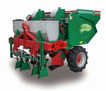 2 Row Garlic Potato Seeder Transplanter - Low Price Potato Planting Machine