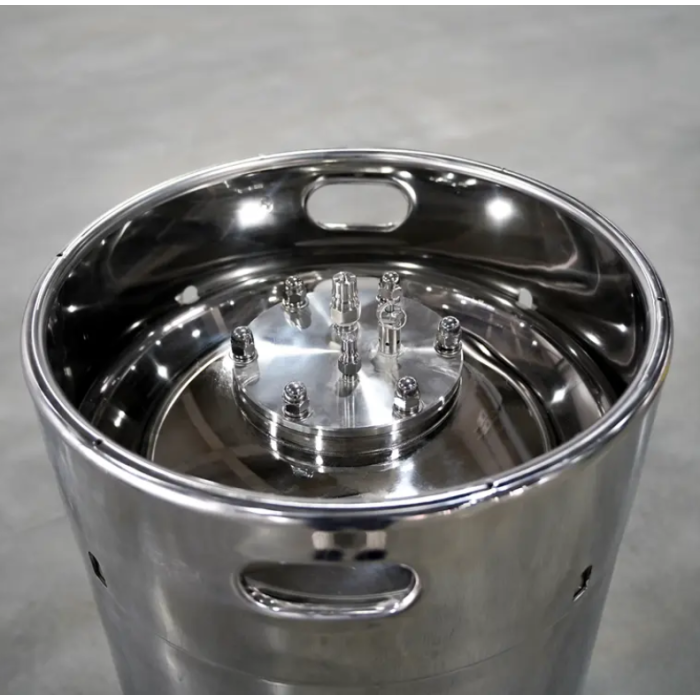 200L သံမဏိ elemrolyte သိုလှောင်ရာစည်ကန်