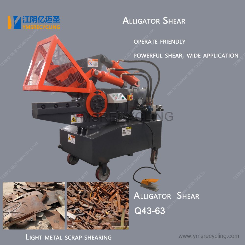 Steel Scrap Alligator Shear Machine