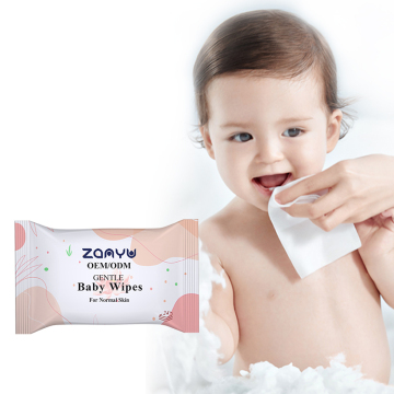 Private Label Gentle Baby Wipes 24pcs Hypoallergenic Softcare with Aloe Vera for Sensitive Skin