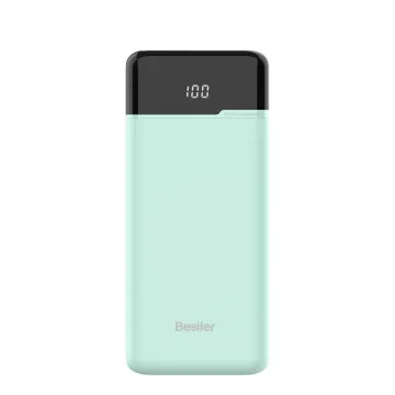 Portable 10000mAh Power Bank with Cable for Smooth Phone Charging