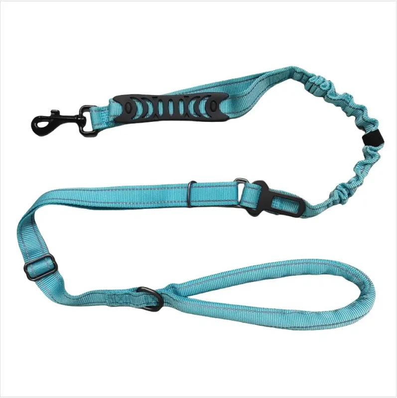 Heavy Duty Retractable Dog Lead with Reflective Bungee Webbing