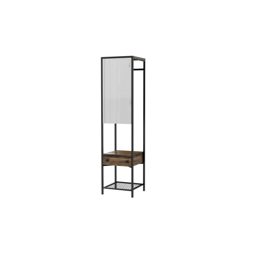 Nilomi Cloth Rack With Mirror And Drawer