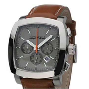 Stainless Steel Real Leather Watches