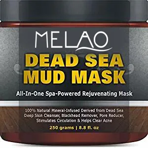 100% Natural Mineral-Infused Dead Sea Mud Mask 8.8 oz for Facial Treatment, Skin Cleanser, Pore Reducer, Anti Aging Mask, Acne T