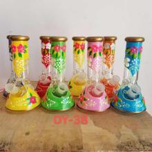 Bongs en verre dessinés à la main colorés