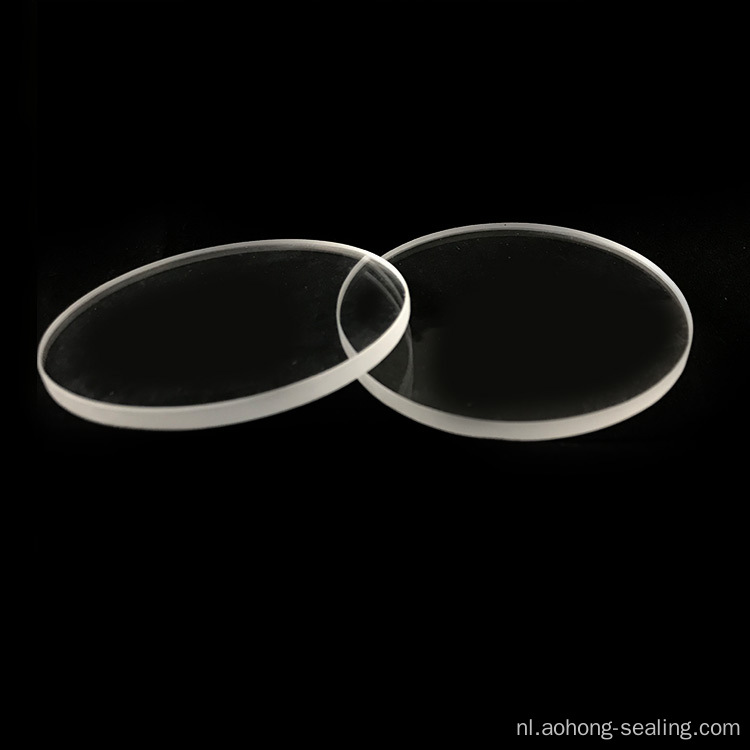 Frosted High Temperaty Round Quartz Glass Disc