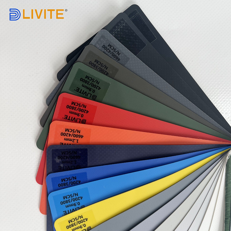 LIVITE 1500GSM 1,2 mm PVC Tygdörrmaterial