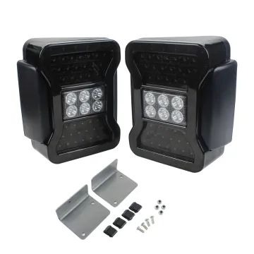 LED Rear Tail Lights Brake Reverse Turn Signal Lamp for Jeep Wrangler JK 2007-2017