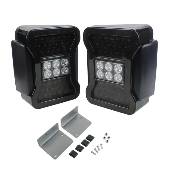 LED Rear Tail Lights Brake Reverse Turn Signal Lamp for Jeep Wrangler JK 2007-2017