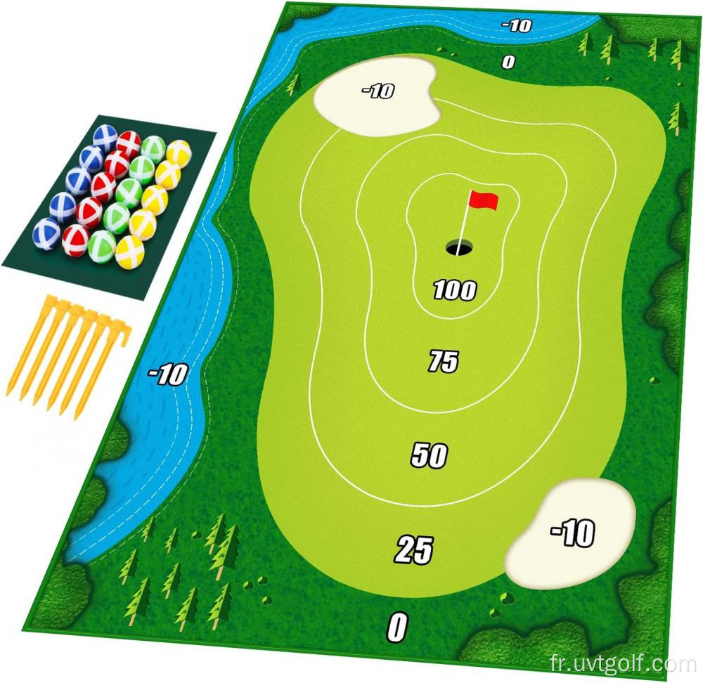 tapis de jeu de golf de golf