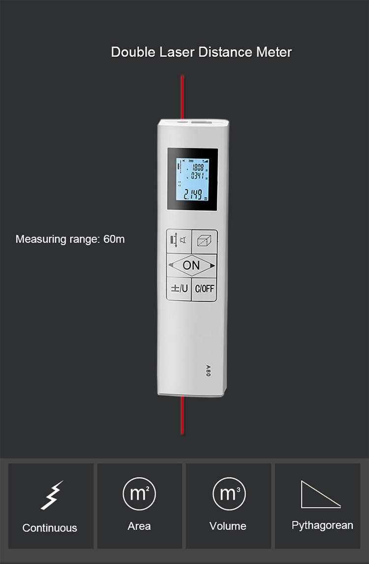 Bilateral Laser Distance Meter