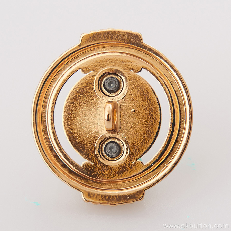 Fashion gold Shank Button For Overcoat