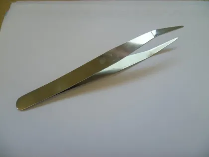 150mm 200mm Tweezers Neat Tips Stainless Steel