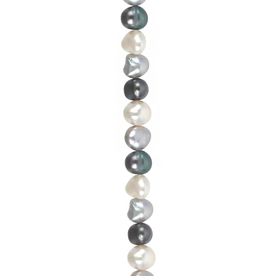 Perles de perle de pomme de terre taupe pour la fabrication de bijoux