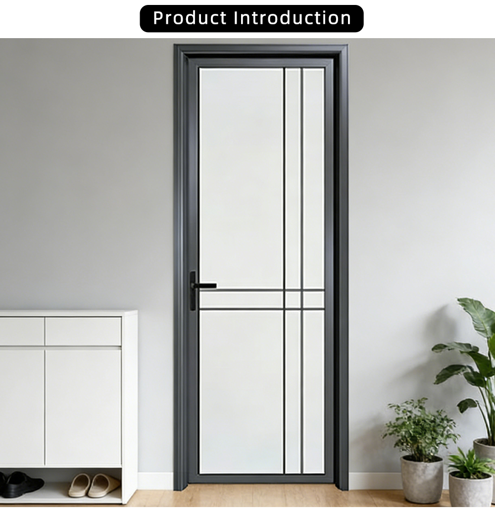 Minimalist Line Glass Door YJ-P071