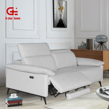 Modern Electric Recliner Leather Sofa for Living Room