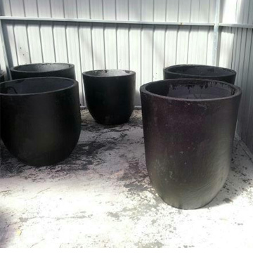 High-purity molten copper graphite crucible